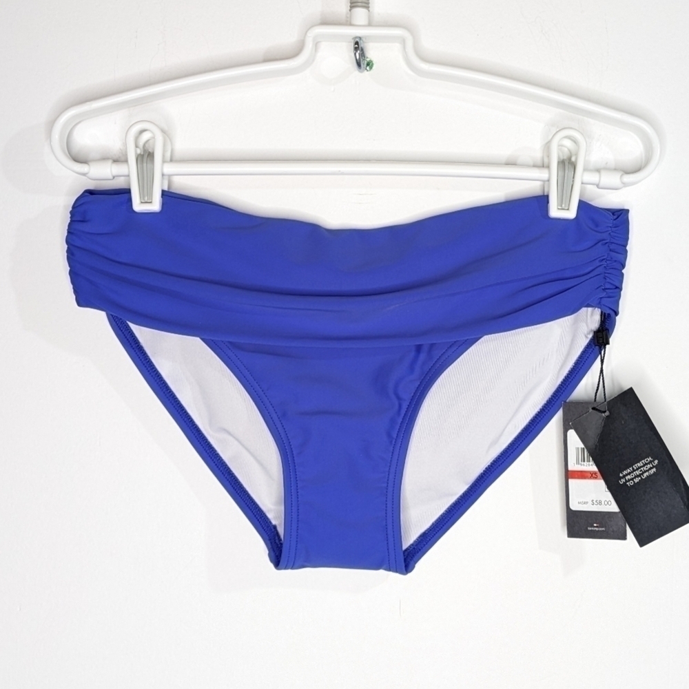 NWT Tommy Hilfiger blue bikini bottom XS